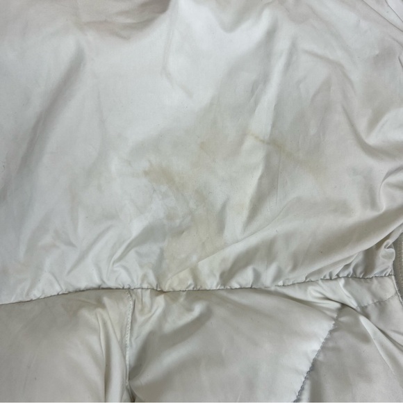 Add Down Revolve Puffer Coat White Jacket Size 2 - Picture 10 of 13